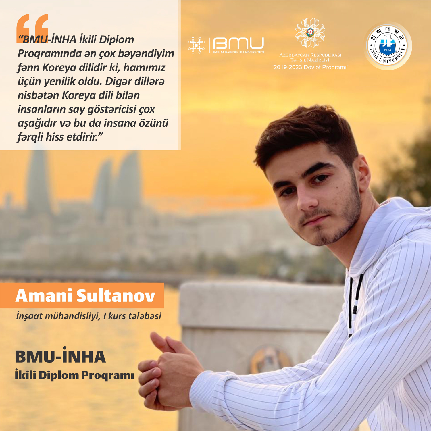 “İkili diplom proqramını seçməklə öz potensialınızı qlobal müstəvidə göstərə bilərsiniz”
