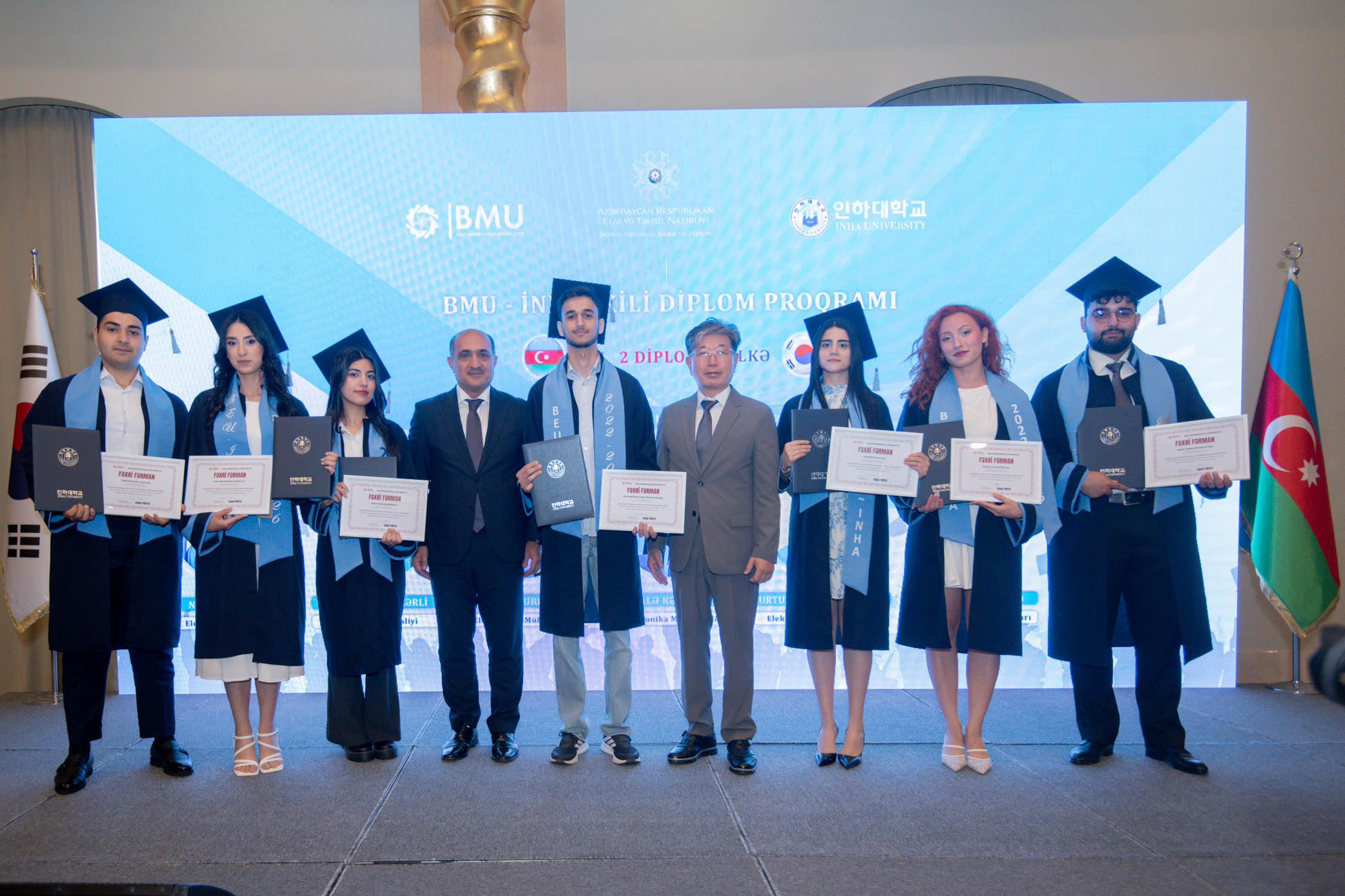 BMU-İNHA İDP-nin III məzun buraxılışı keçirilib